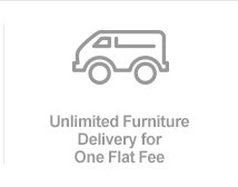 Unlimited Furniture Delivery for One Flat Fee