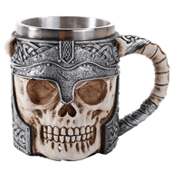 Warrior Skull Mug