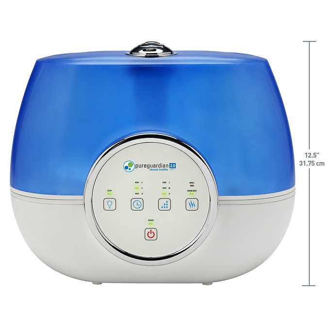 PureGuardian 120-Hour 2-Gal Ultrasonic Warm and Cool Mist Humidifier with Aroma Tray