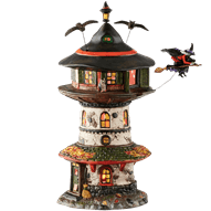 Witch Way Home Tower - Halloween Village by Department 56