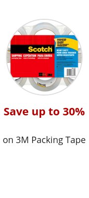 Save up to 30% on 3M Packing Tape