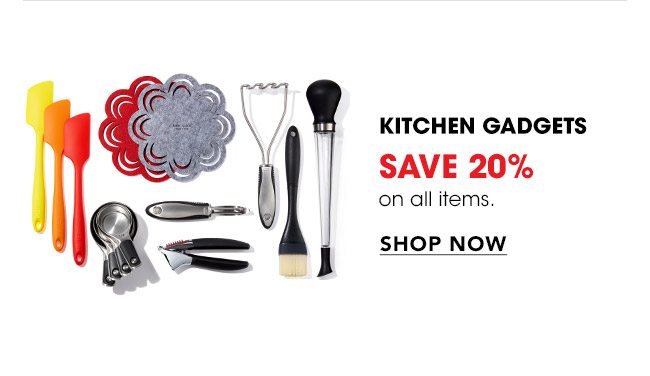 Kitchen Gadgets Save 20%
