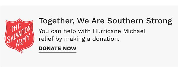 The Salvation Army - Together, We Are Southern Strong. Donate Now.