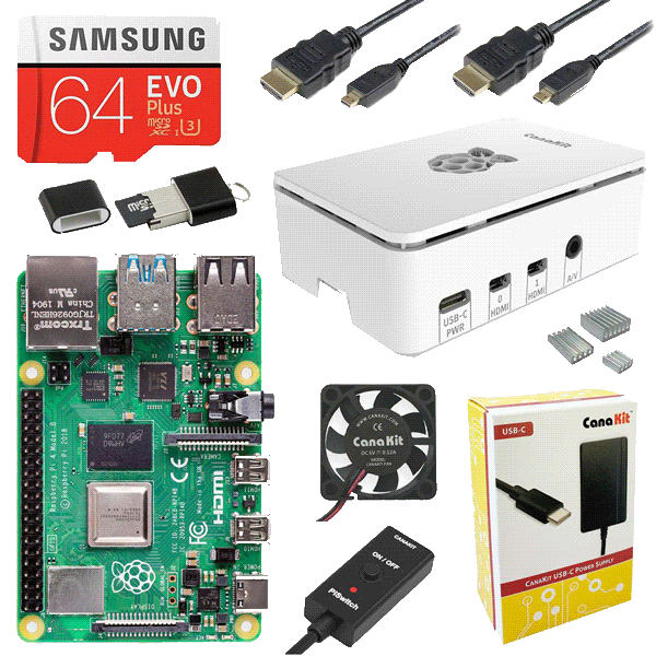 CanaKit Raspberry Pi 4 Starter MAX Kit