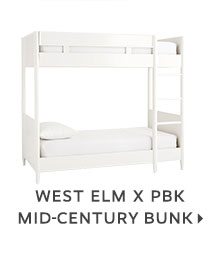 WEST ELM X PBK MID-CENTURY BUNK