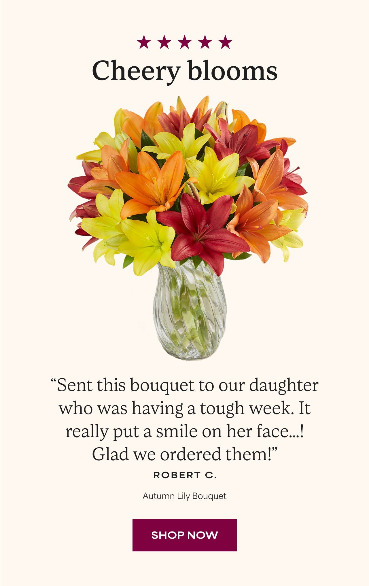 SHOP AUTUMN LILY BOUQUET