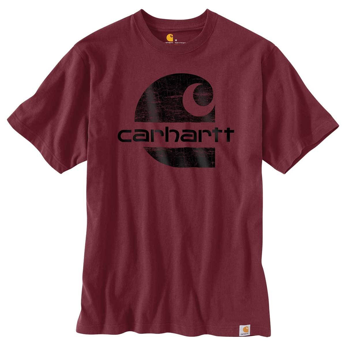 Image of Carhartt TK176 Heavyweight Short Sleeve Logo Graphic T-Shirt