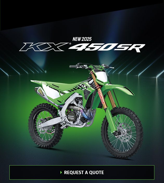 NEW 2025 KX™450SR REQUEST A QUOTE