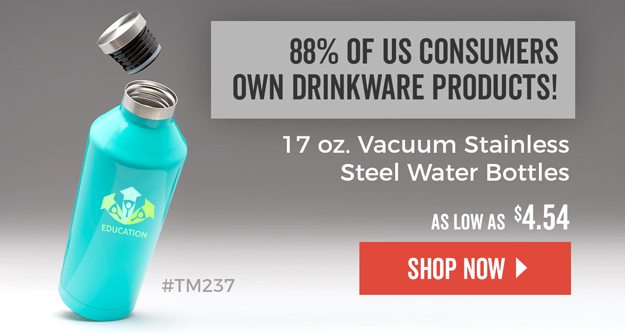 17 oz. Vacuum Stainless Steel Water Bottles