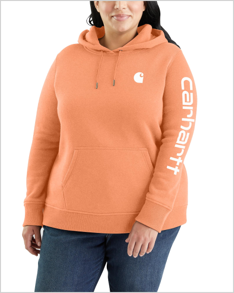 WOMEN’S LOGO SLEEVE GRAPHIC SWEATSHIRT