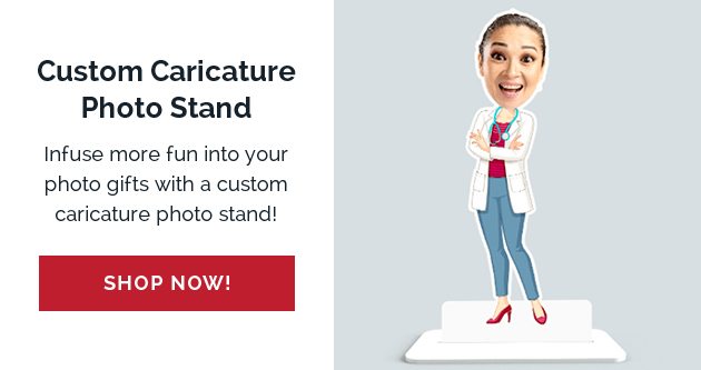 Custom Caricature Photo Stand