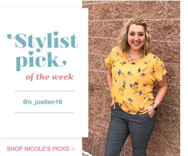 Stylist pick of the week @n_joellen16. Shop Nicole's picks.