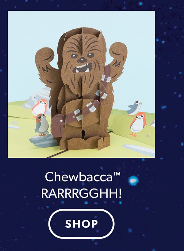 Shop Chewbacca RARRRGGHH!