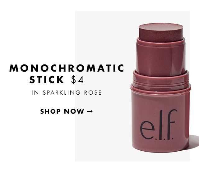 Monochromatic Stick in Sparkling Rose, $4. Shop Now