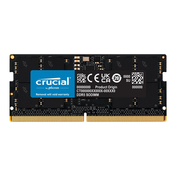 Crucial 24GB DDR5-5600 PC5-44800 CL-46 SO-DIMM Laptop Memory Module