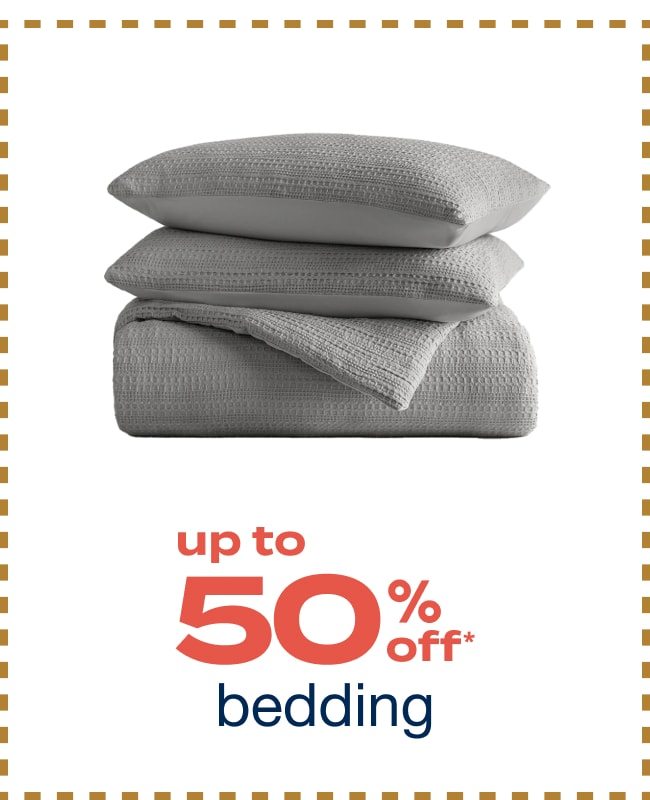 Up to 50% off Bedding