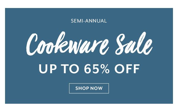 Semi-Annual Cookware Sale