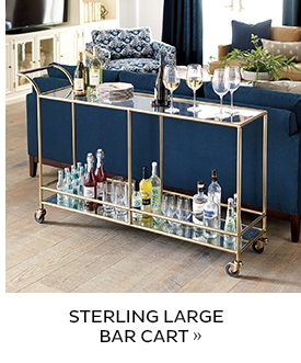 Sterling Large Bar Cart