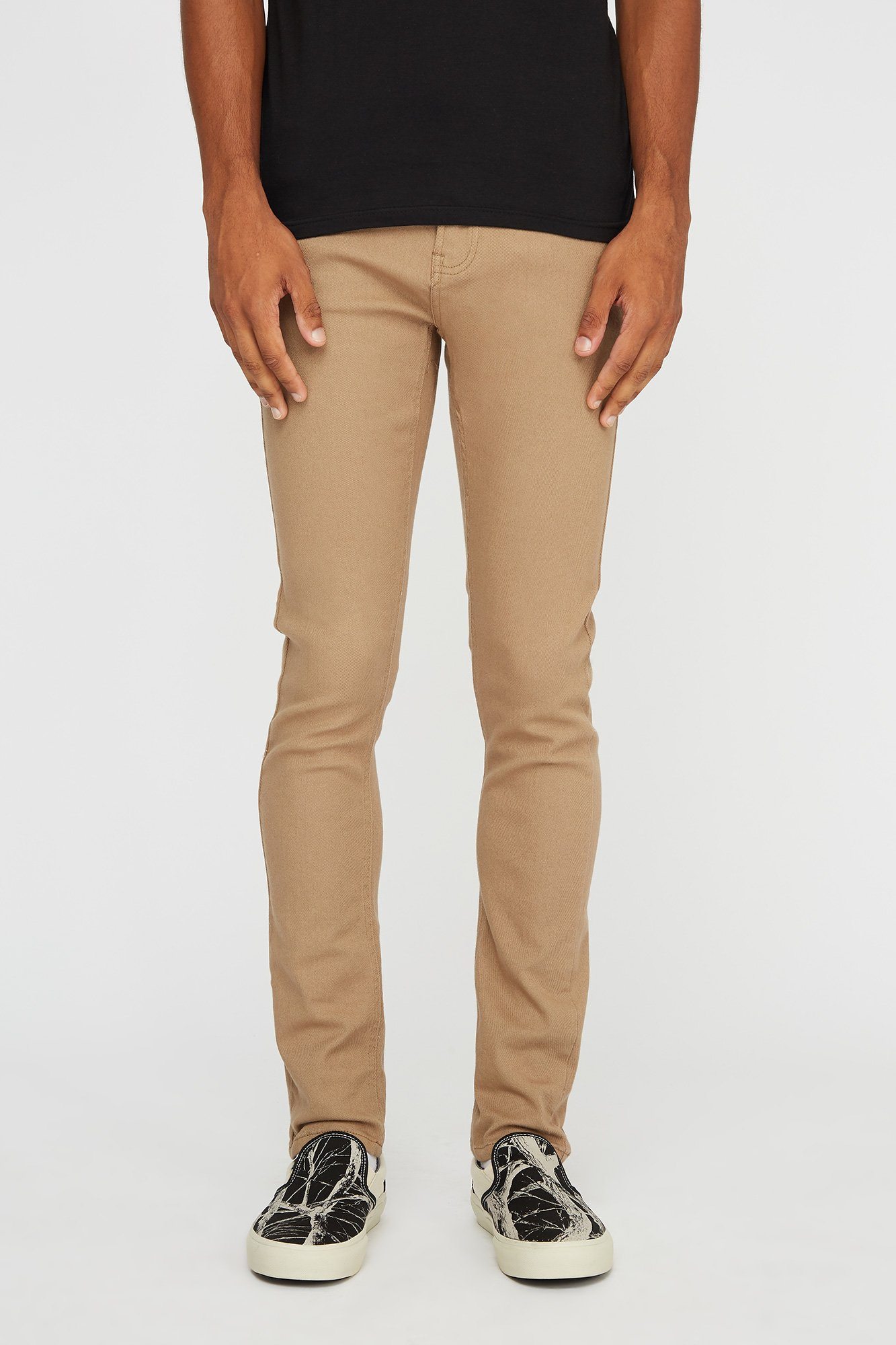 Image of Zoo York Mens Beige Skinny Jeans