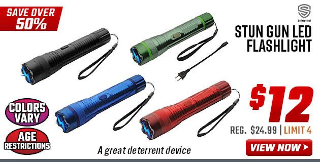 Safety Vital Stun Gun LED Flashlight