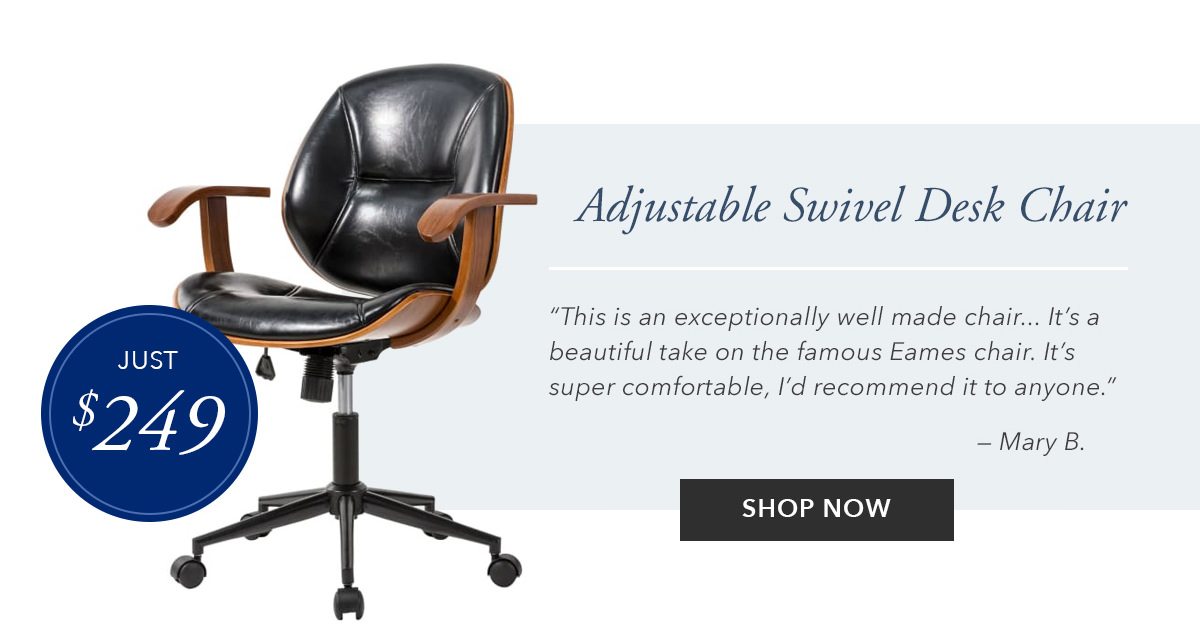 Adjustable Swivel Desk Chair | SHOP NOW