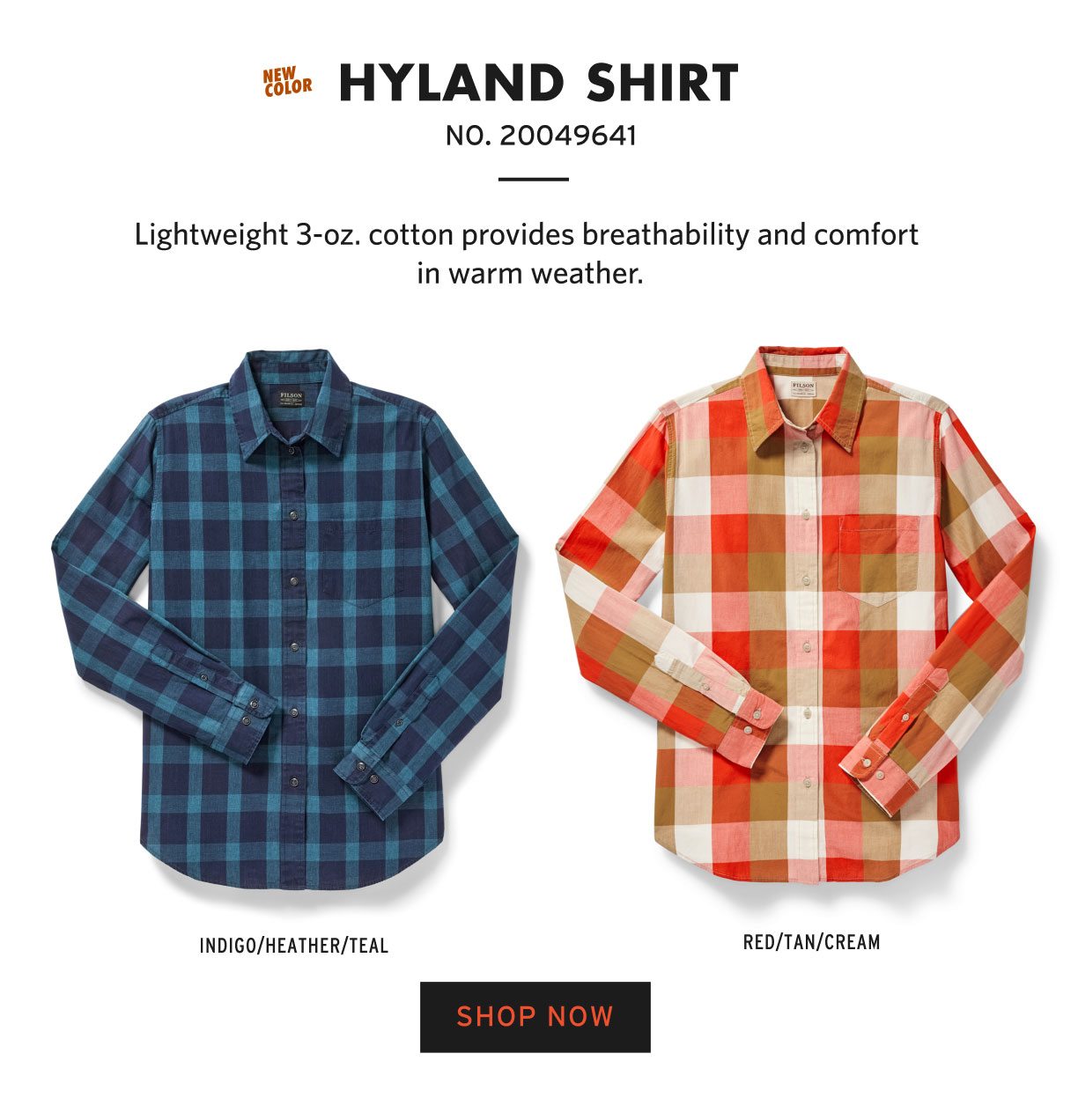 HYLAND SHIRT. SHOP NOW