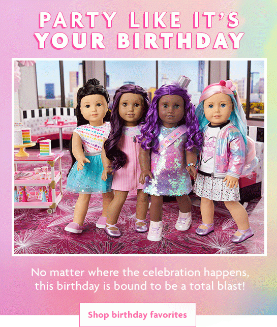 PARTY LIKE IT’S YOUR BIRTHDAY - Shop birthday favorites