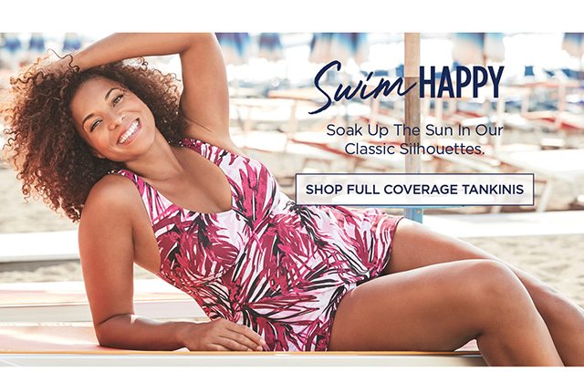 Swim Happy - Shop Full Coverage Tankinis