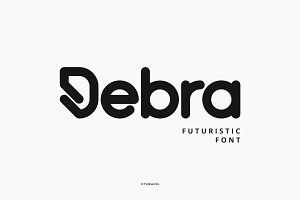 Debra Rounded - Futuristic Font