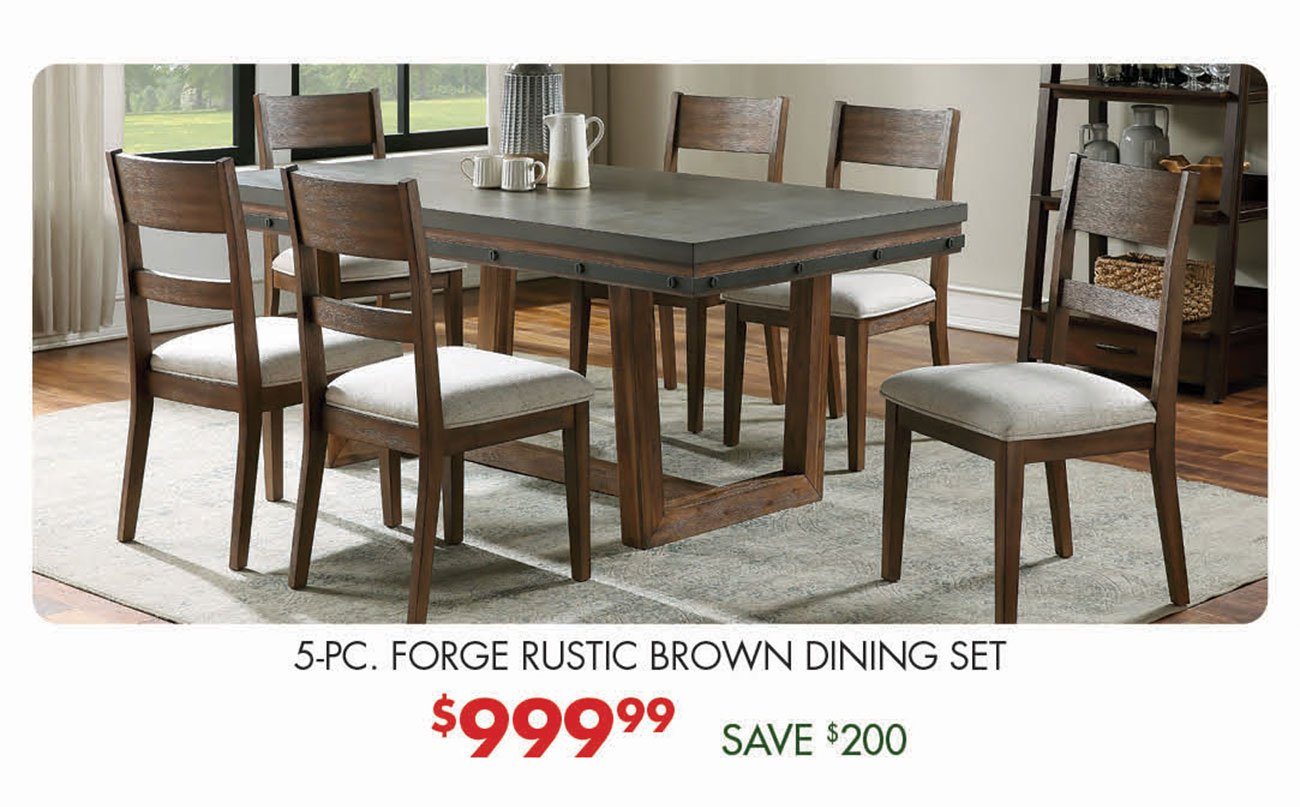 Forge-Rustic-Brown-Dining-Set