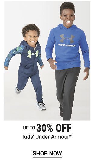 Up to 25% off kids' Under Armour. Shop Now.