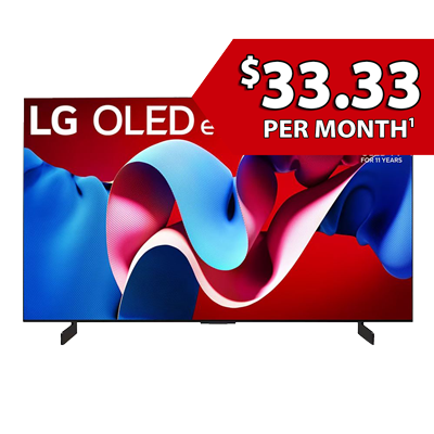 LG OLED42C4PUA 42 in. Class 4K Ultra HD Smart OLED TV