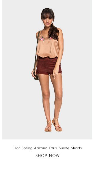 Product 2 - Hot Spring Arizona Faux Suede Shorts