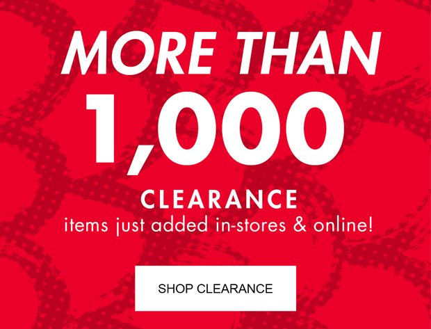 SHOP CLEARANCE