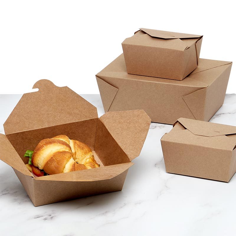 Paper Mart Brand Kraft Take-Out Boxes<br><strong>as low as $0.20 / each</strong>