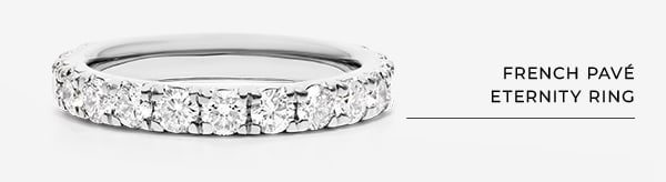 French Pavé Eternity Ring