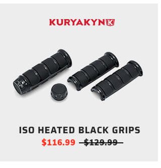 ISO Heated Black Grips 