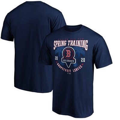 Fanatics Branded Boston Red Sox Navy 2020 Spring Training Pickoff Move T-Shirt