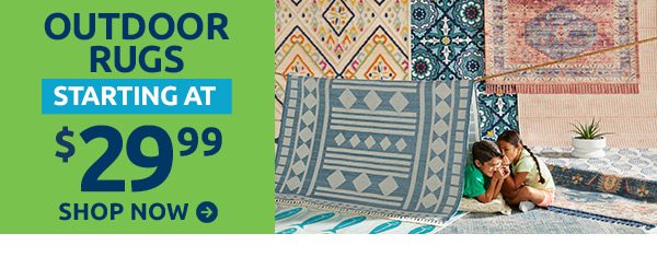 Outdoor Rugs Starting At $29.99