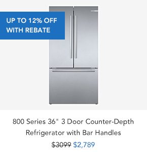 Shop Bosch 800 Series 36 Stainless Steel Counter-Depth Refrigerator