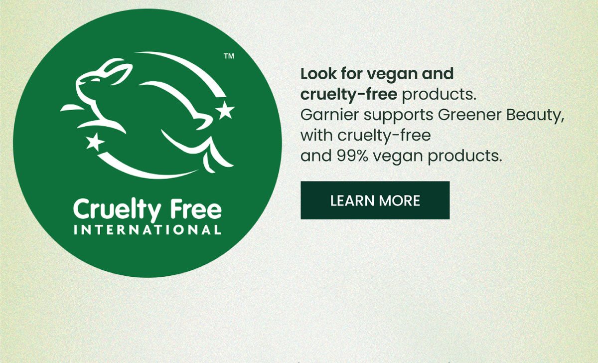 Look for vegan and cruelty-free products