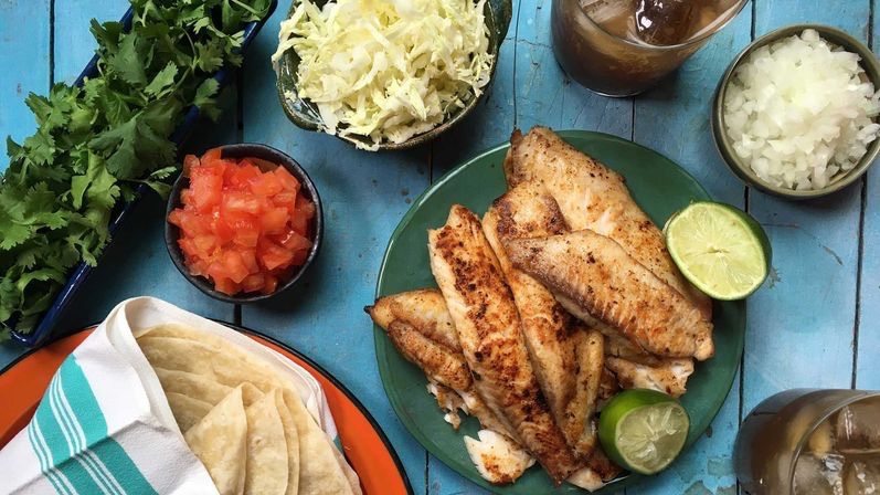 Beer-Battered Fish Tacos