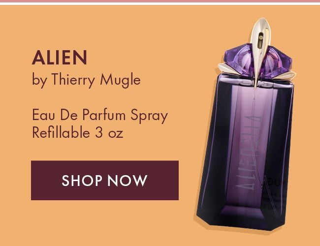 Alien by Thierry Mugle Eau De Parfum Spray Refillable 3 oz. Shop Now