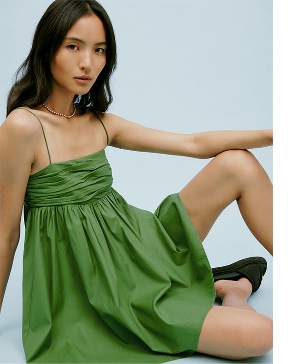 Catarina Dress Palm Green