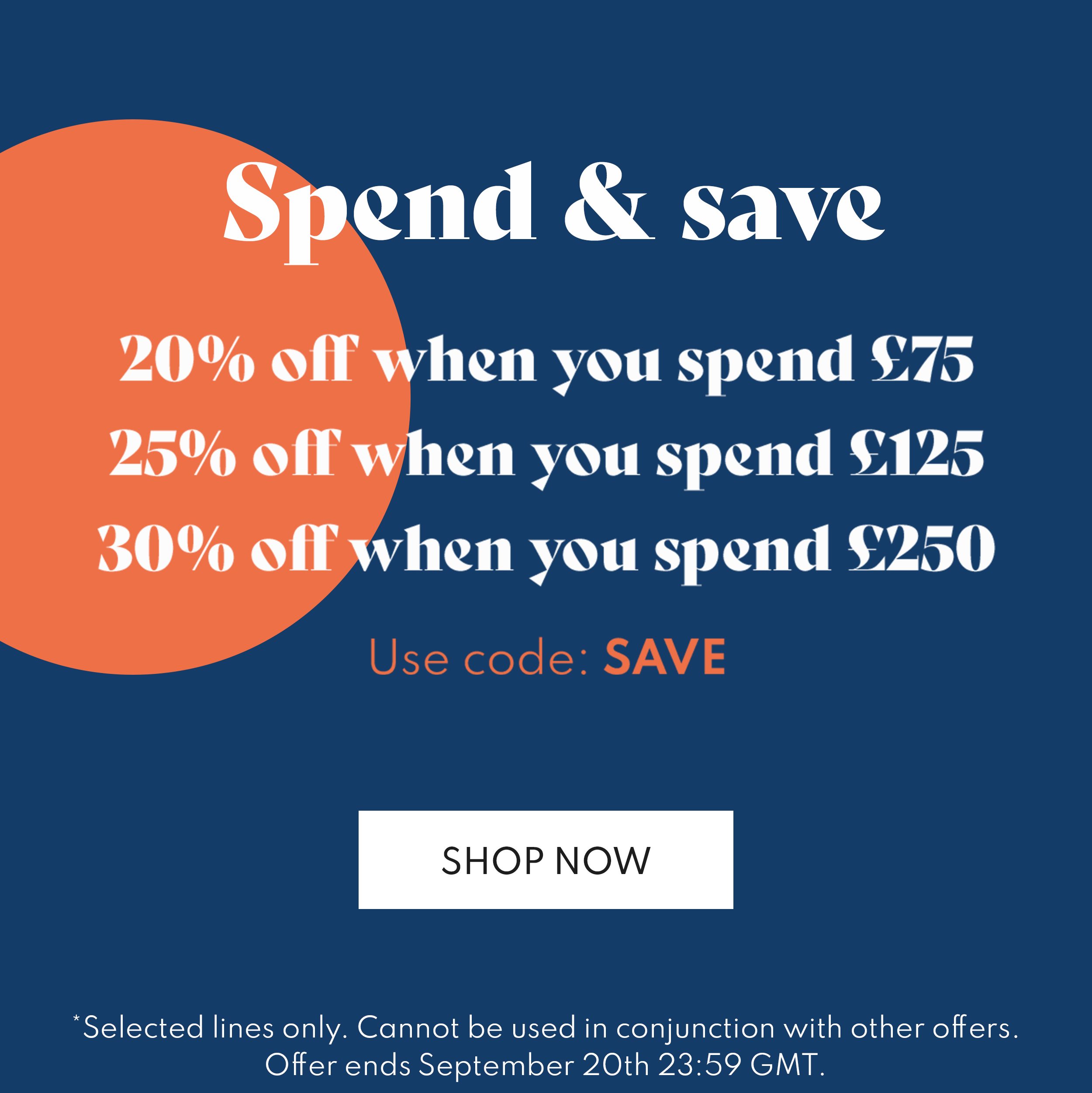 Spend and save