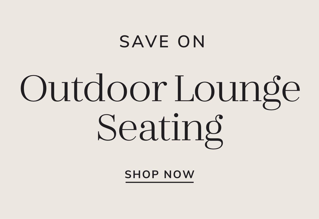 Outdoor Seating Sale