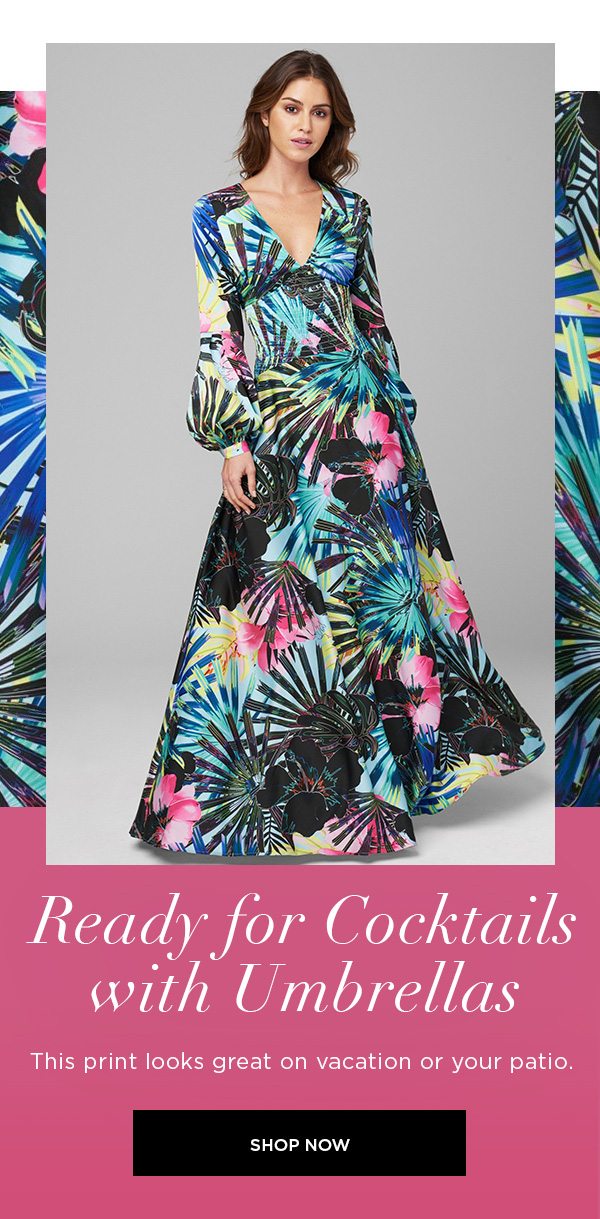 Ready for Cocktails with Umbrellas This print looks great on vacation or your patio. SHOP NOW >