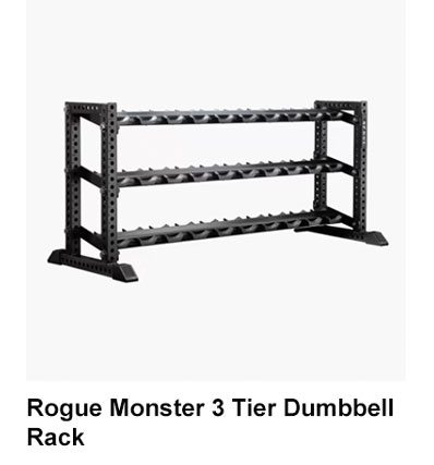 Rogue Monster 3 Tier Dumbbell Rack