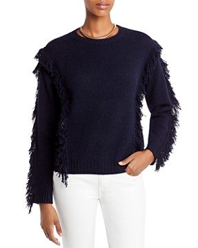 Cashmere Fringe Cashmere Sweater - 100% Exclusive