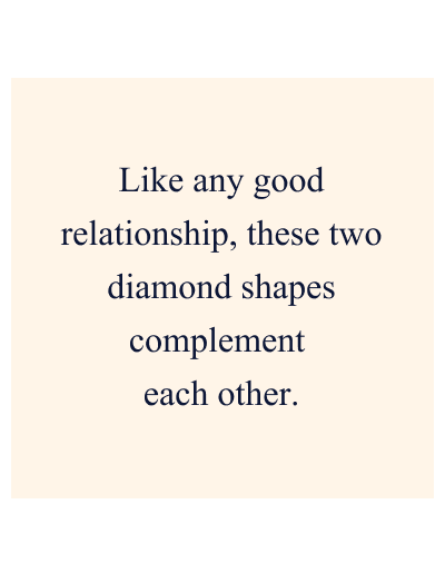 Diamonds and gold are meant to be.